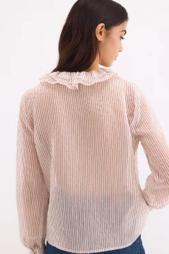 Blusa amplia rayas