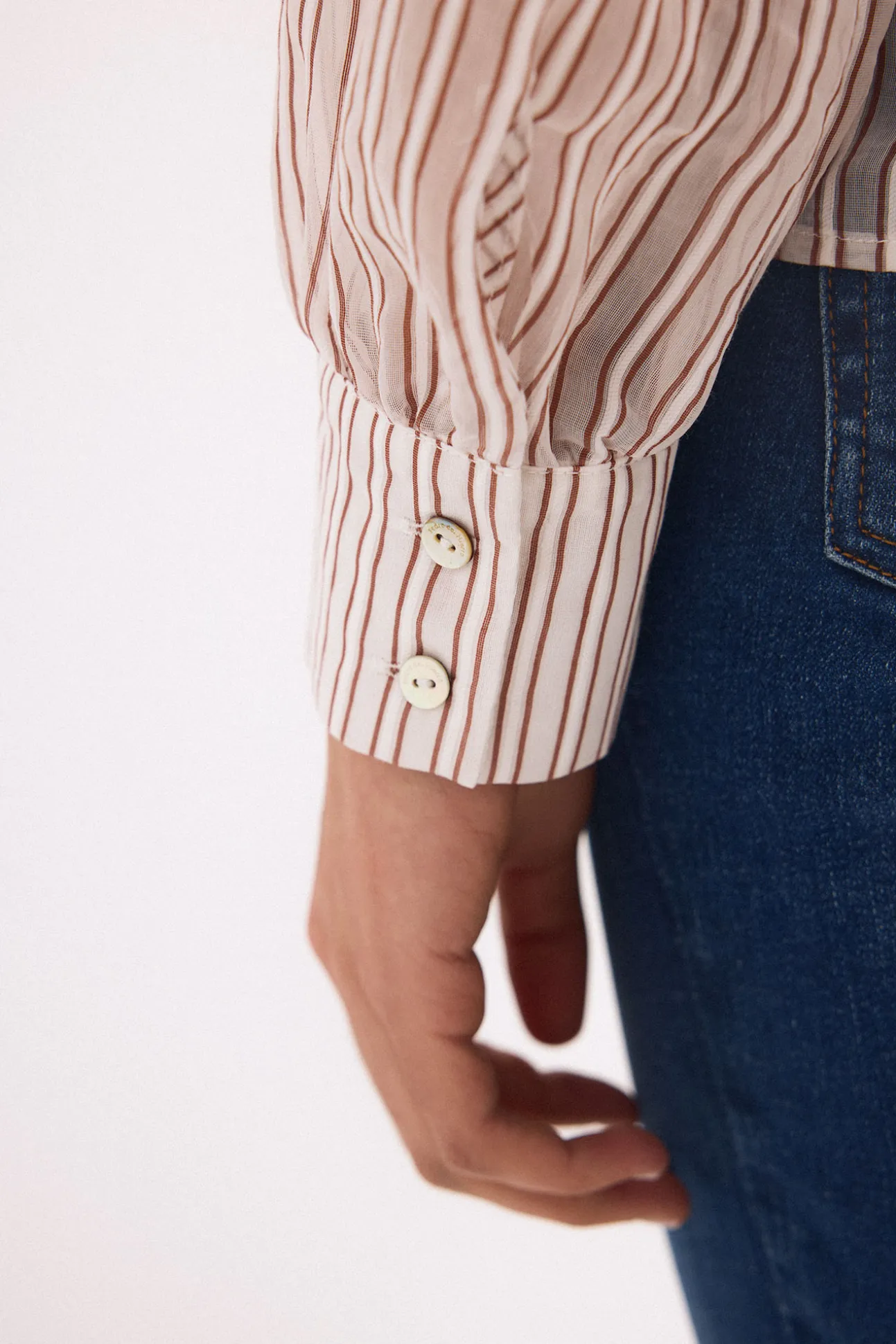 Blusa amplia rayas