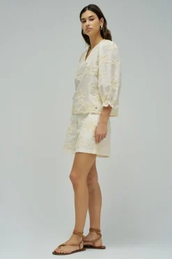 Blusa con efecto de tejido 3D texturizado