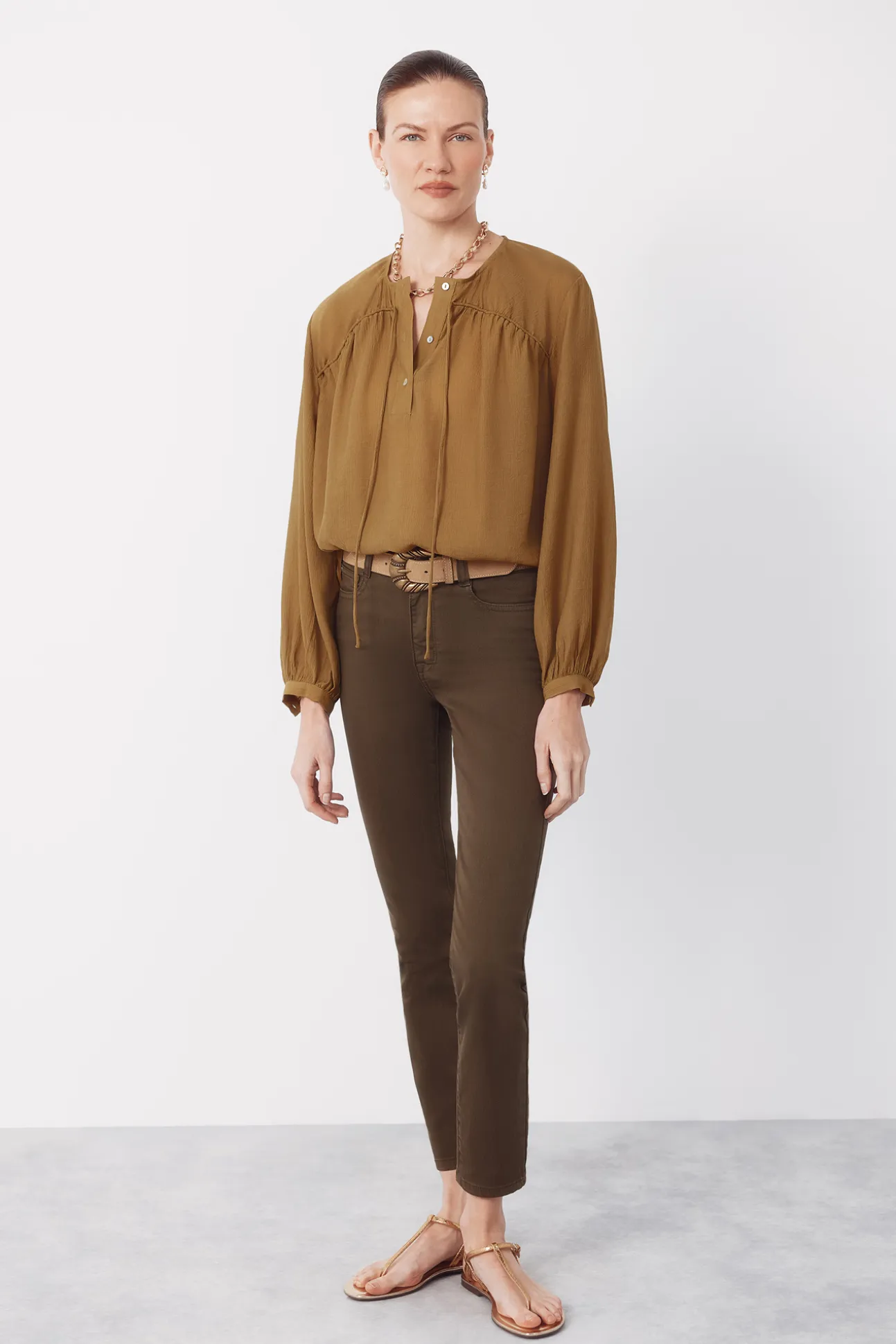 Blusa cordón