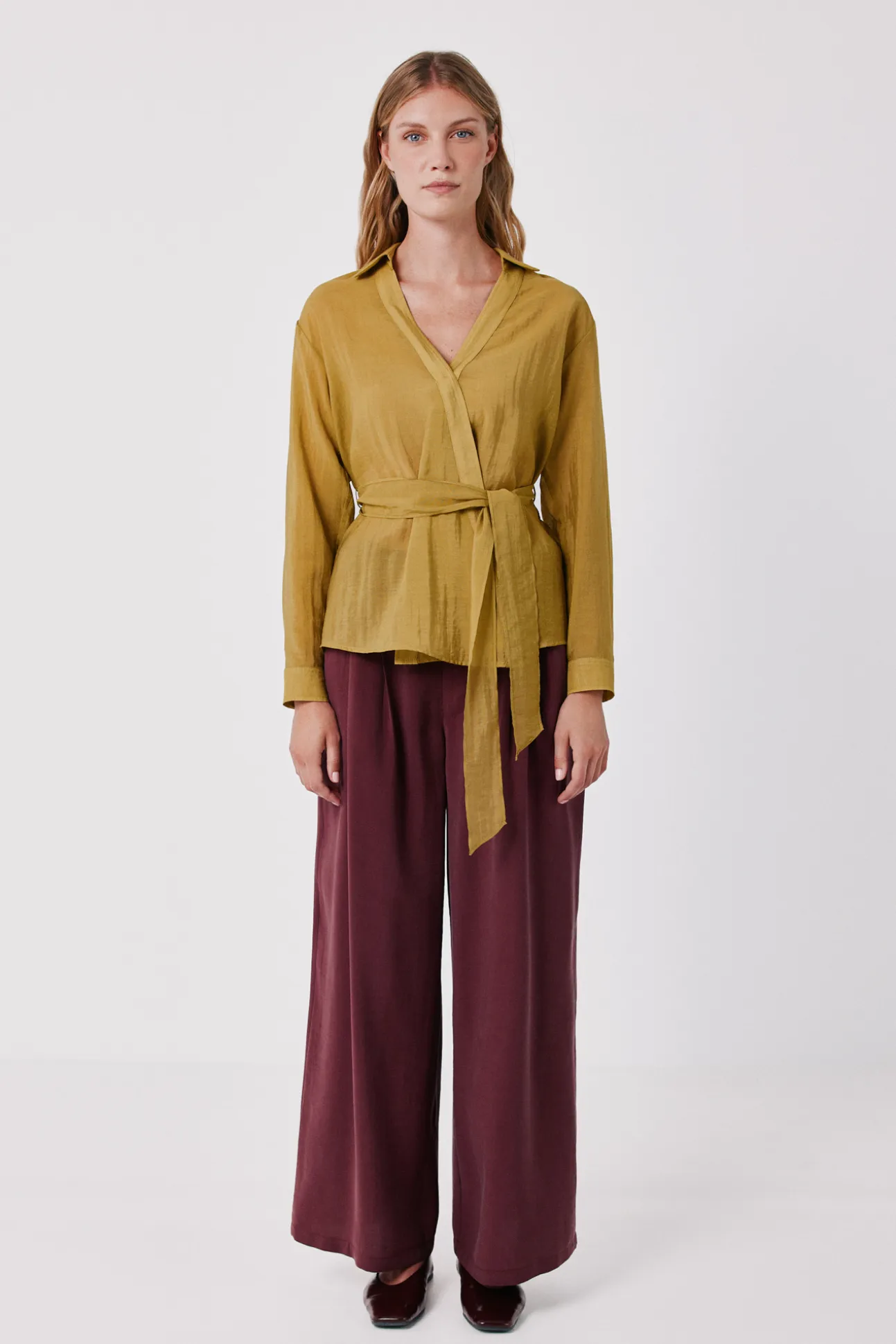 Blusa cruzada ligera