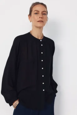 Blusa cuello redondo