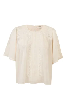 Blusa detalles encaje