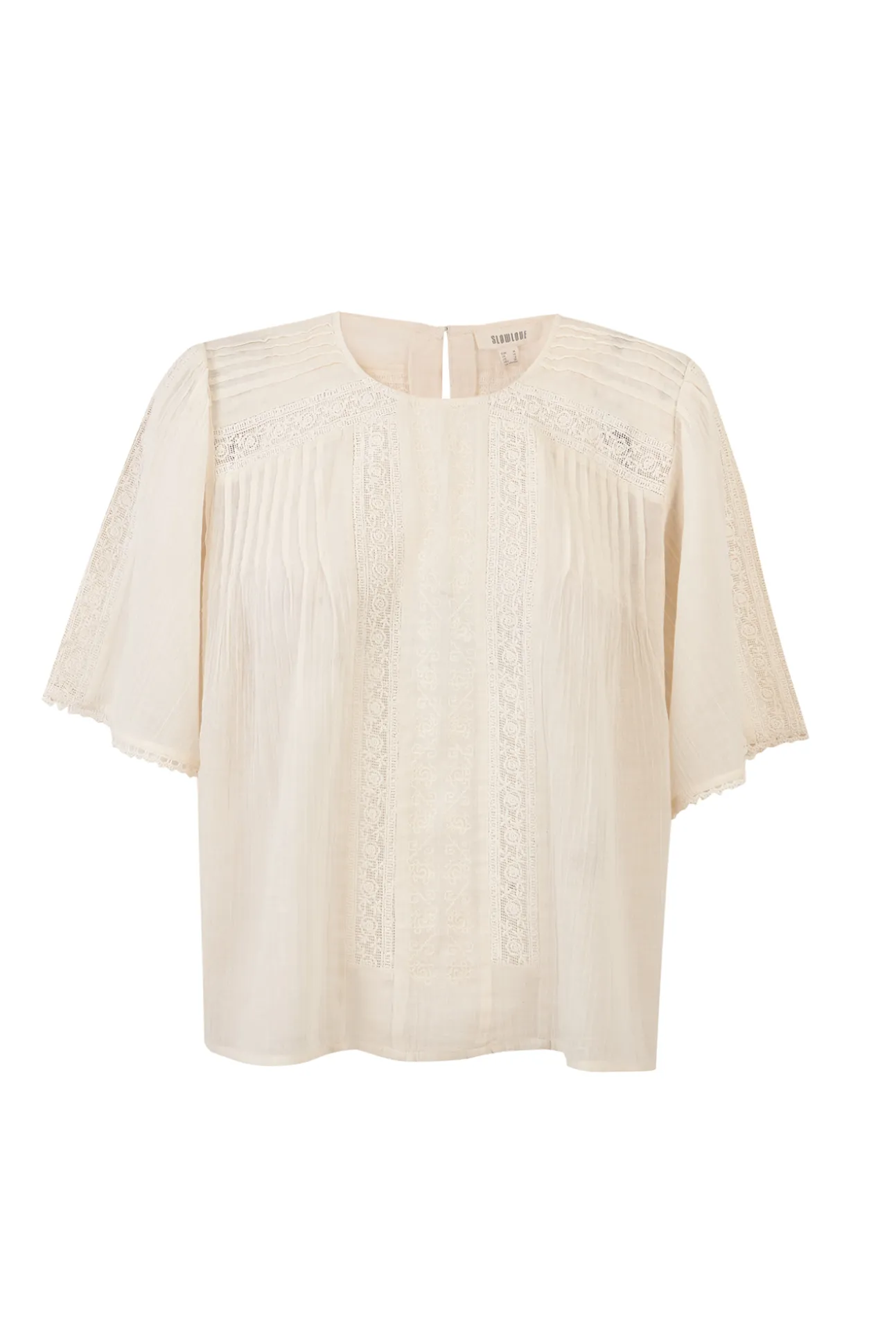 Blusa detalles encaje