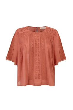 Blusa detalles encaje