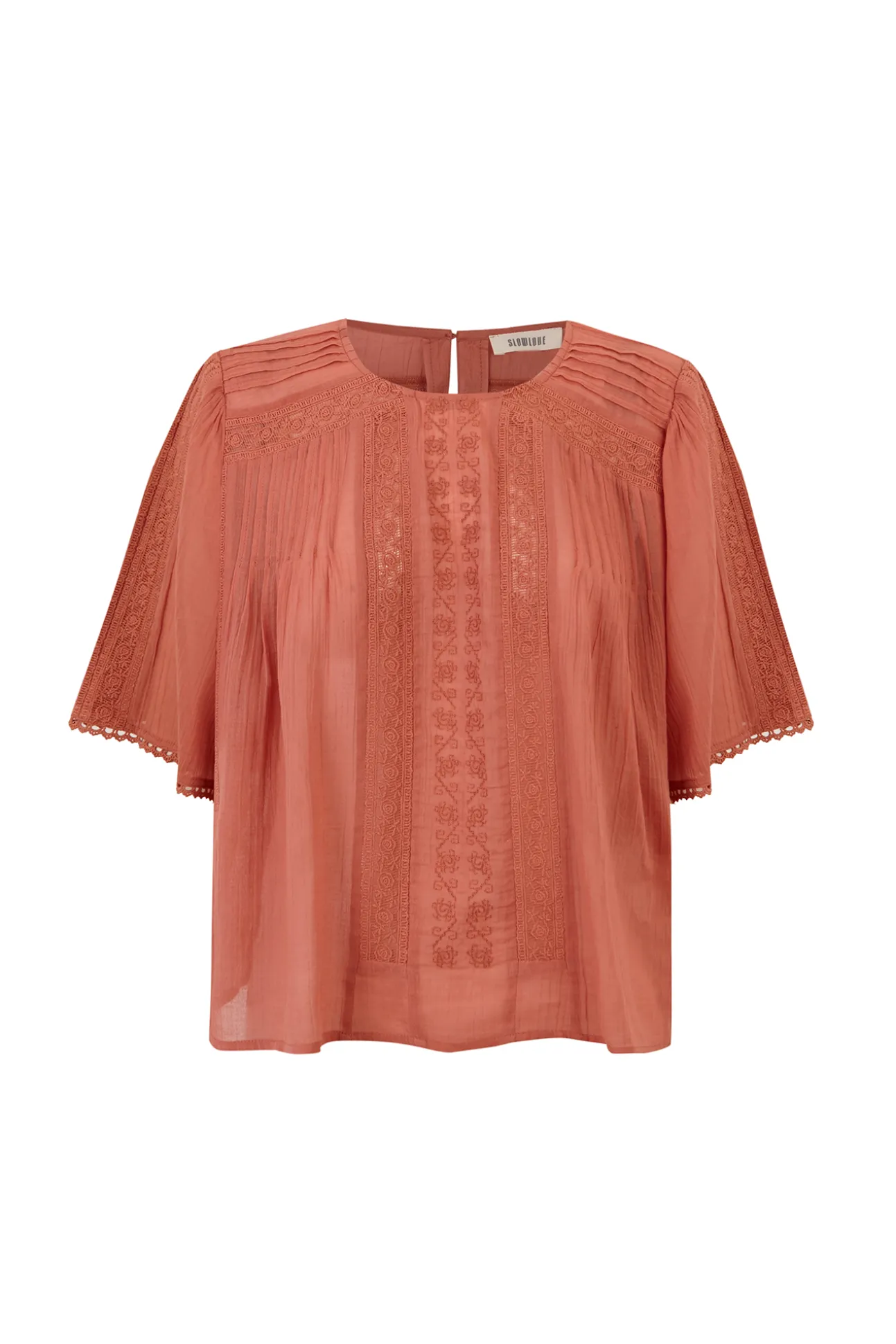Blusa detalles encaje