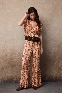 Blusa estamapda fluida
