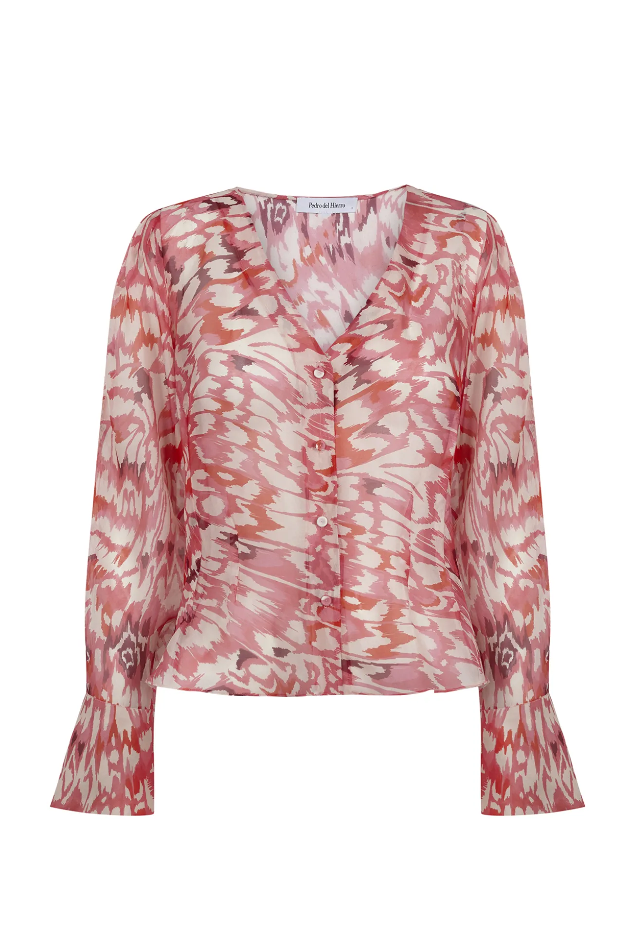 Blusa estampada seda