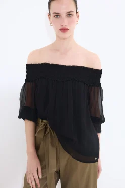 Blusa gasa engomada