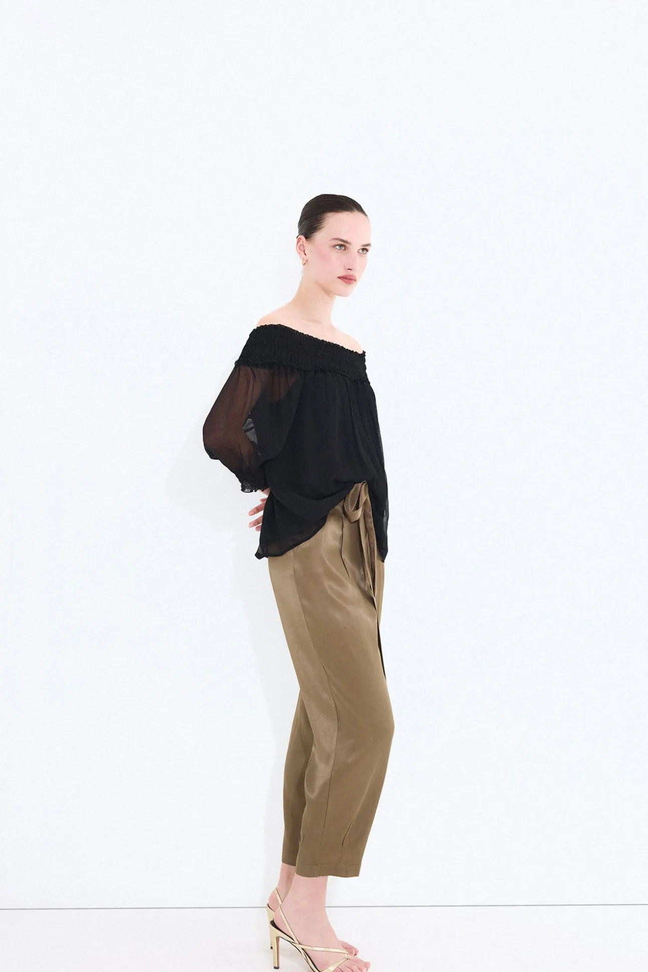 Blusa gasa engomada