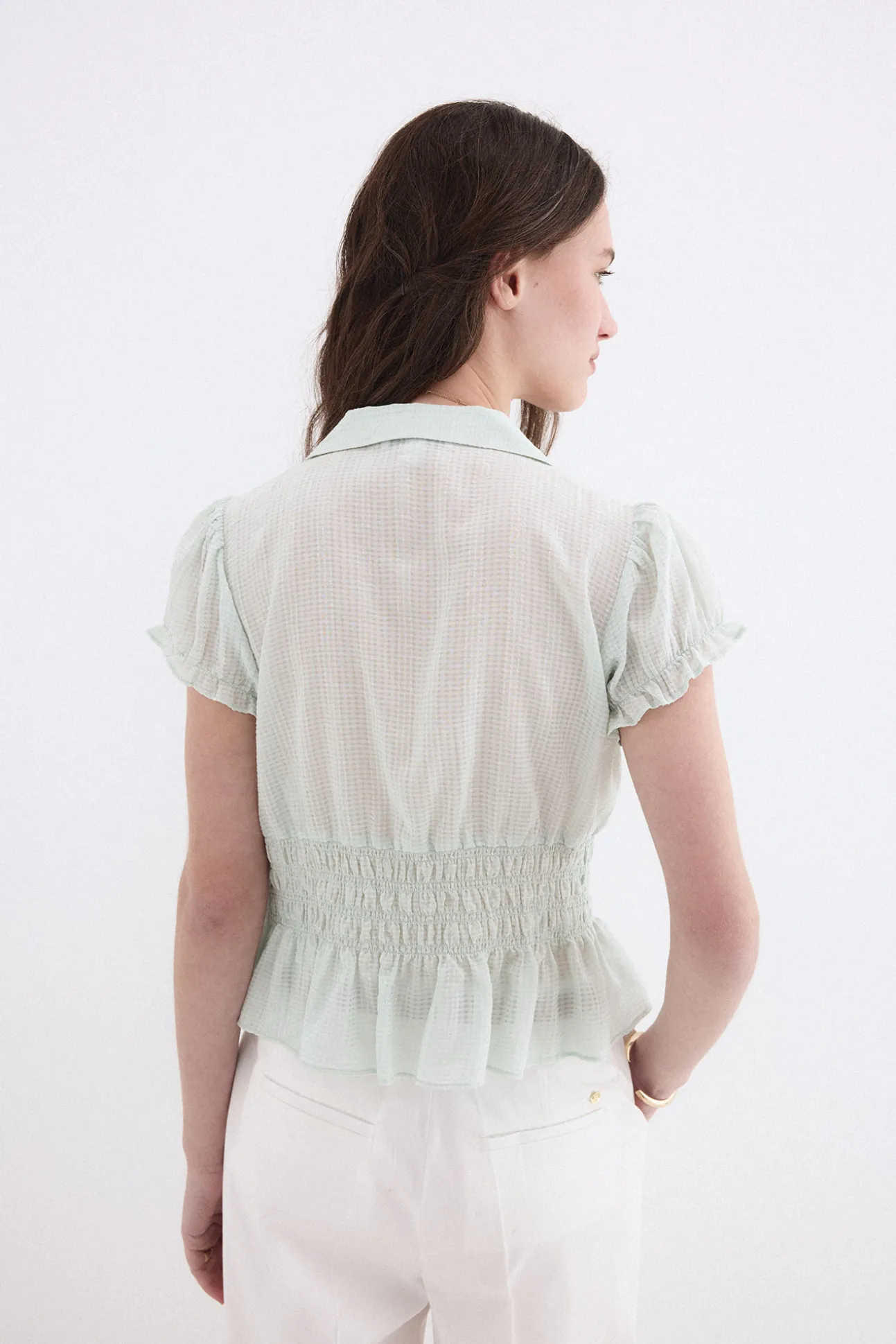 Blusa lisa engomada