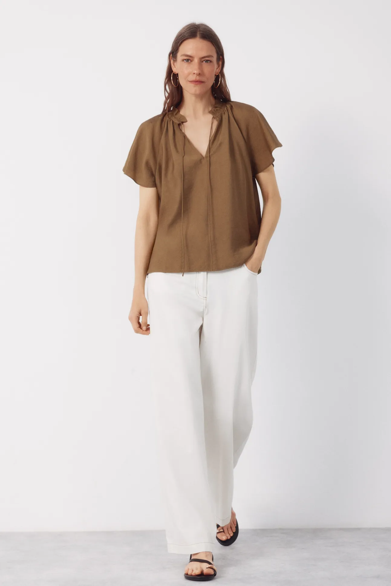 Blusa manga raglán