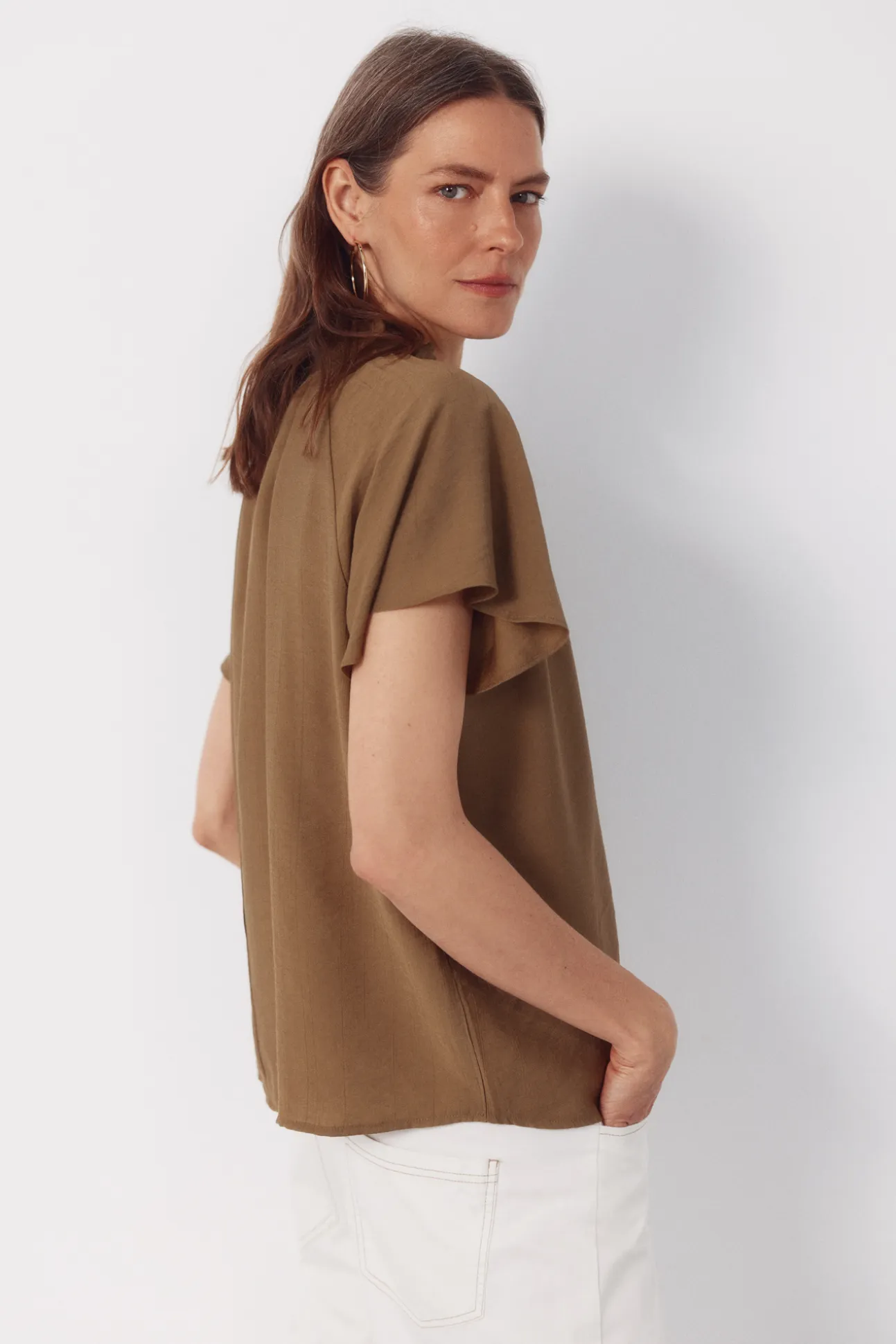Blusa manga raglán