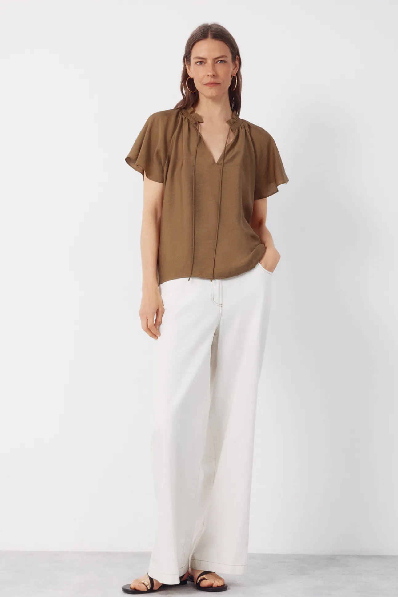 Blusa manga raglán