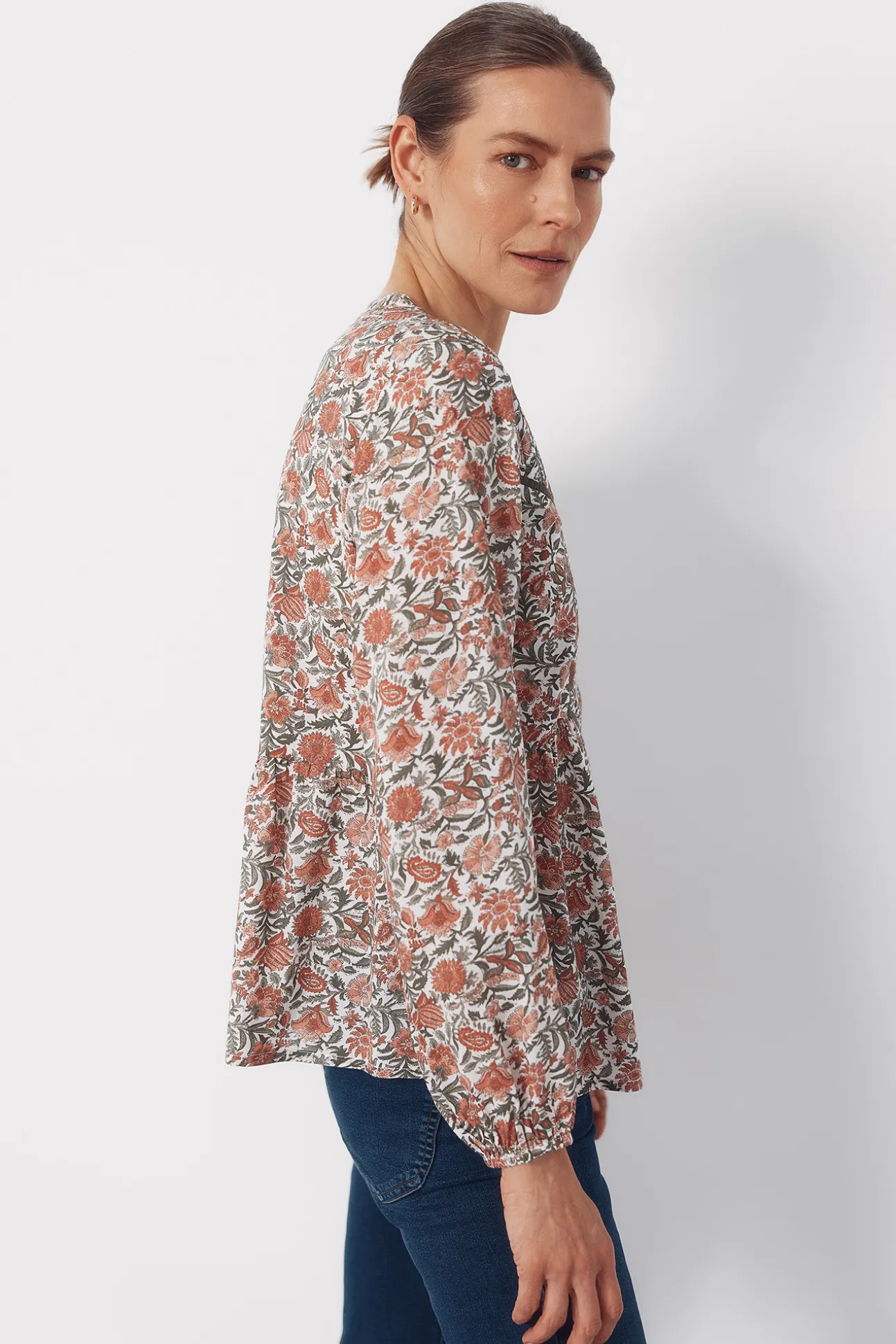 Blusa mao acolchada