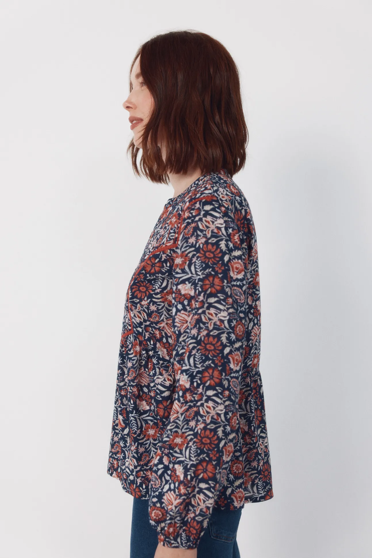 Blusa mao acolchada