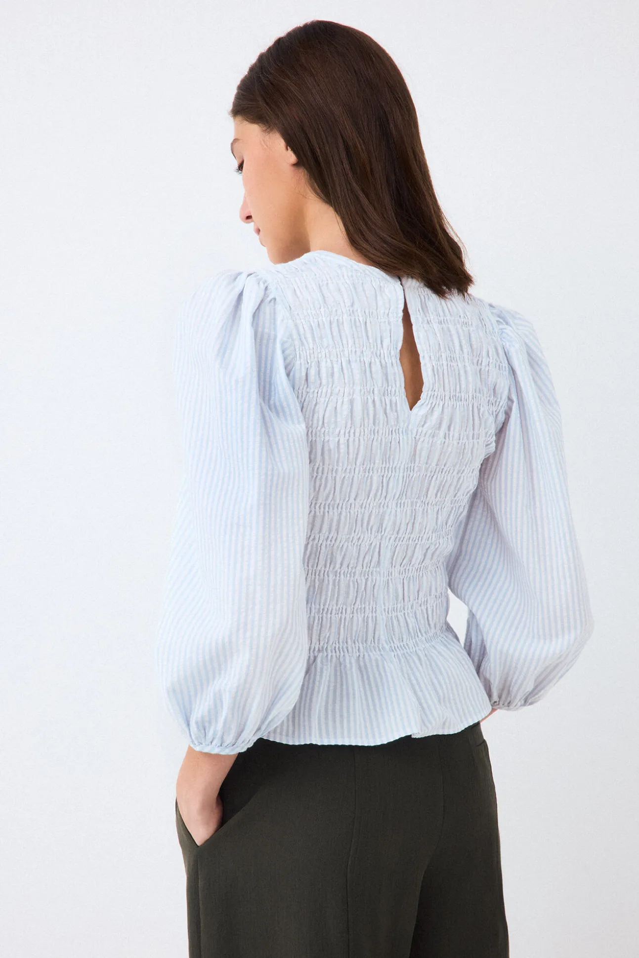 Blusa rayas engomada