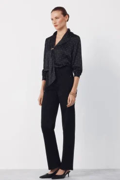 Blusa satinada lazada