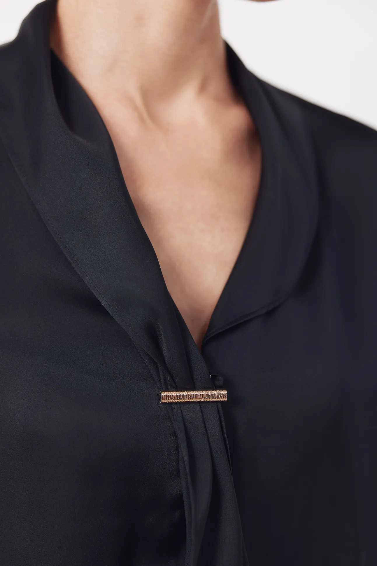Blusa satinada lazada