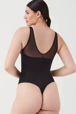 Body tanga de compresión tul y satén Shaping satin