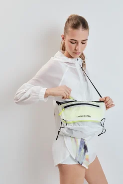Bolsa bandolera cruzada técnica blanca