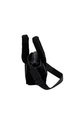 Bolso alloa borg sherpa crossbody black