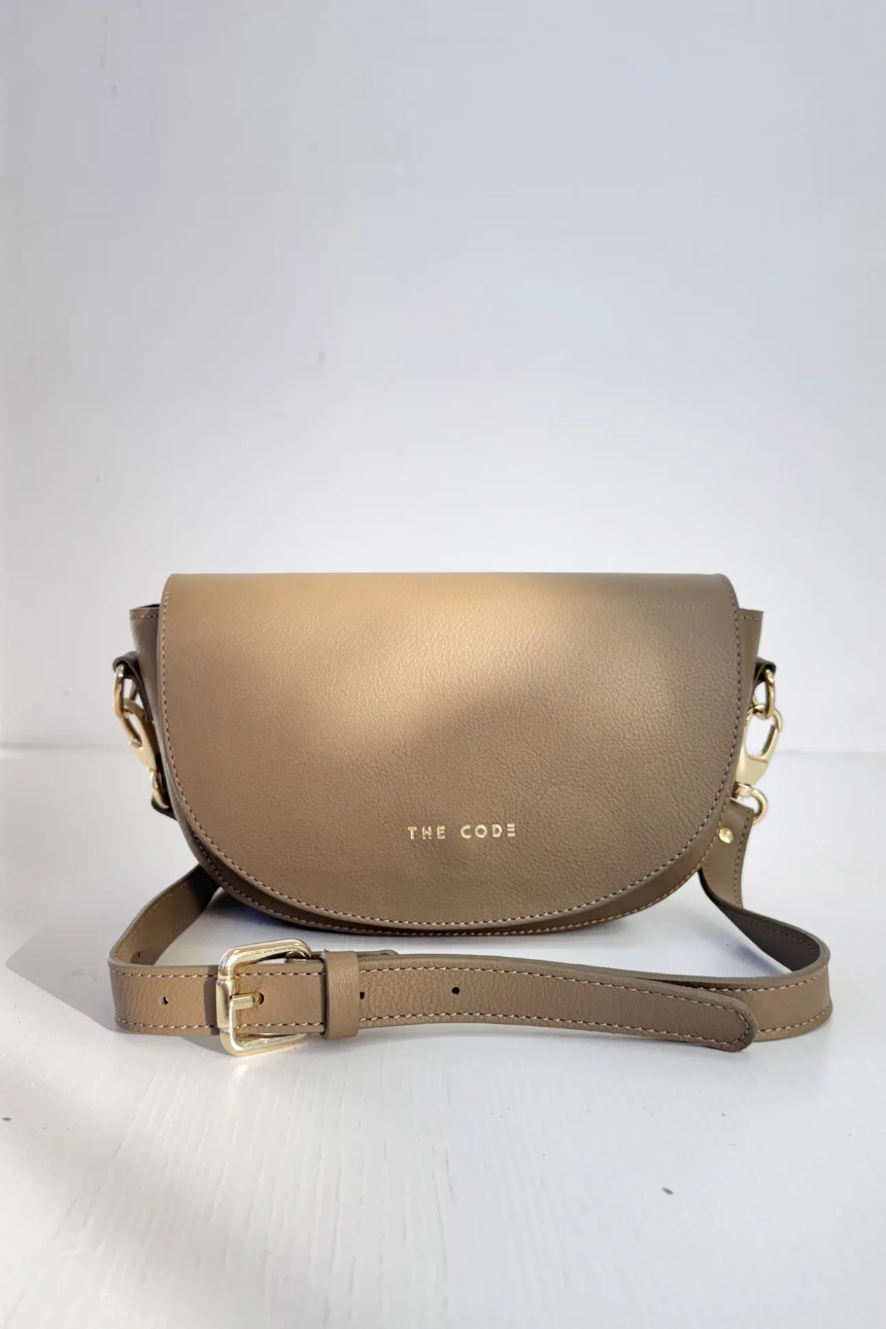 Bolso Alma piel taupé