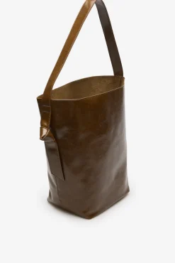 Bolso bucket nudo lazo