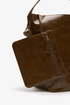 Bolso bucket nudo lazo