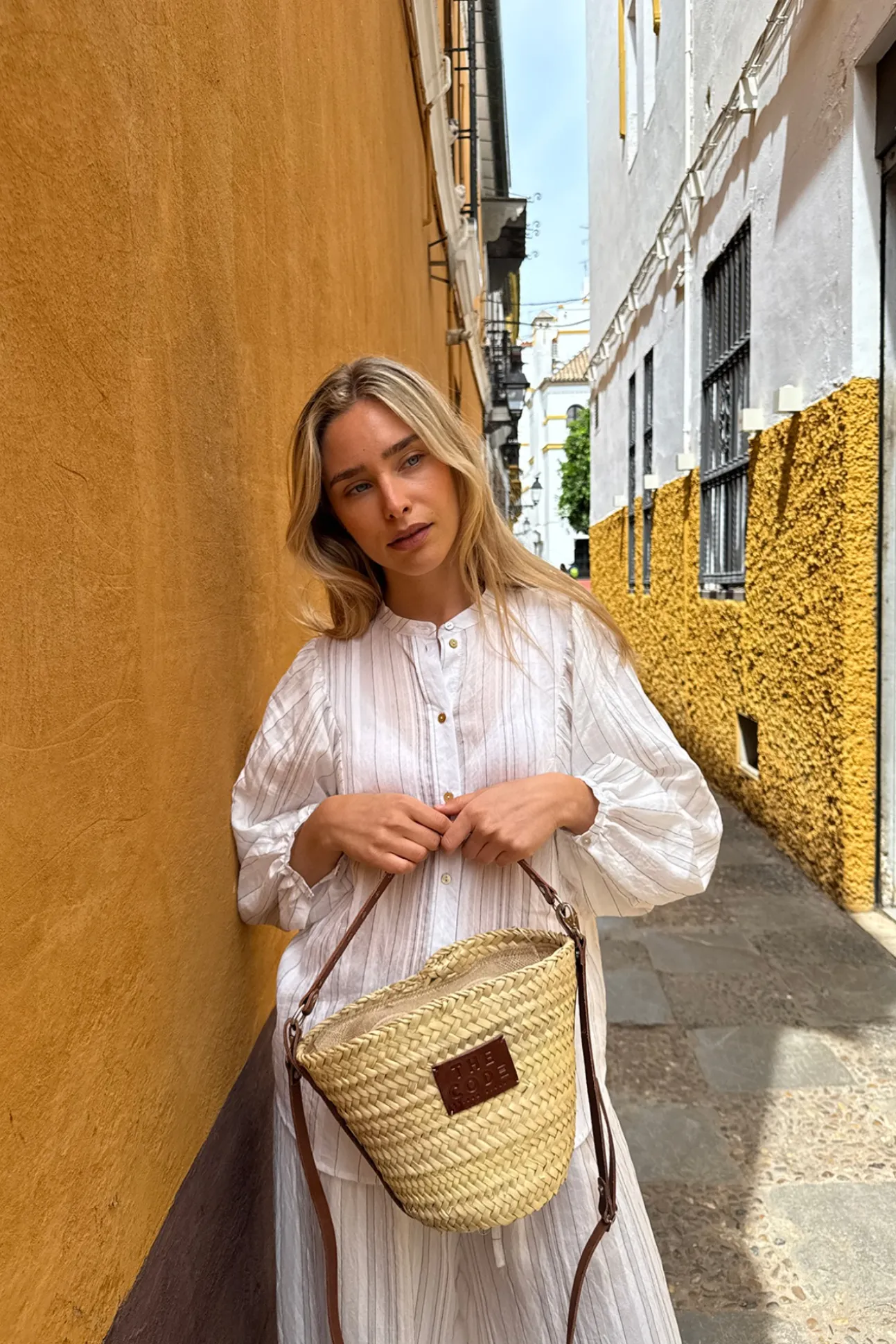 Bolso Capazo piel Bucket