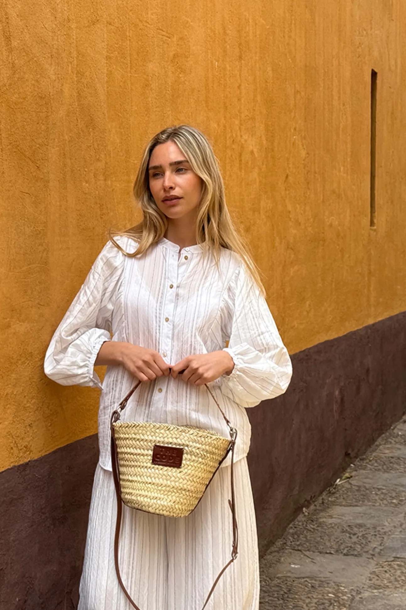 Bolso Capazo piel Bucket