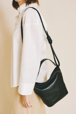 Bolso cubo M piel