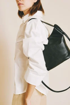 Bolso cubo M piel