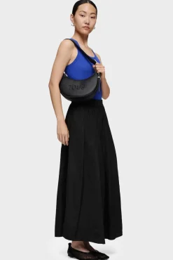 Bolso de hombro mediano renda