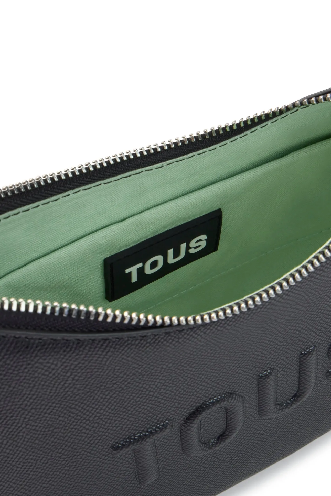 Bolso de hombro mediano renda