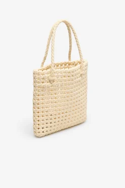 Bolso de mano trenzado tejido