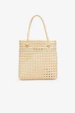 Bolso de mano trenzado tejido