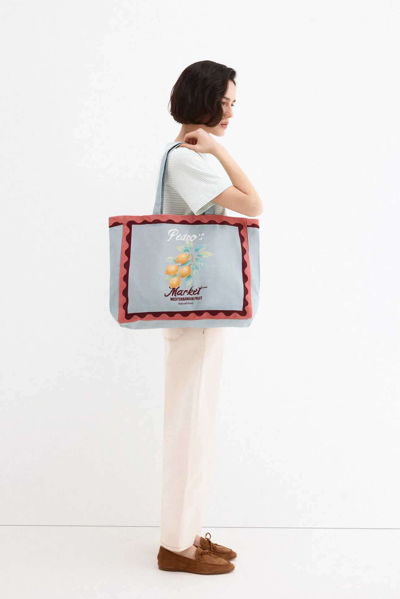 Bolso estampado limones
