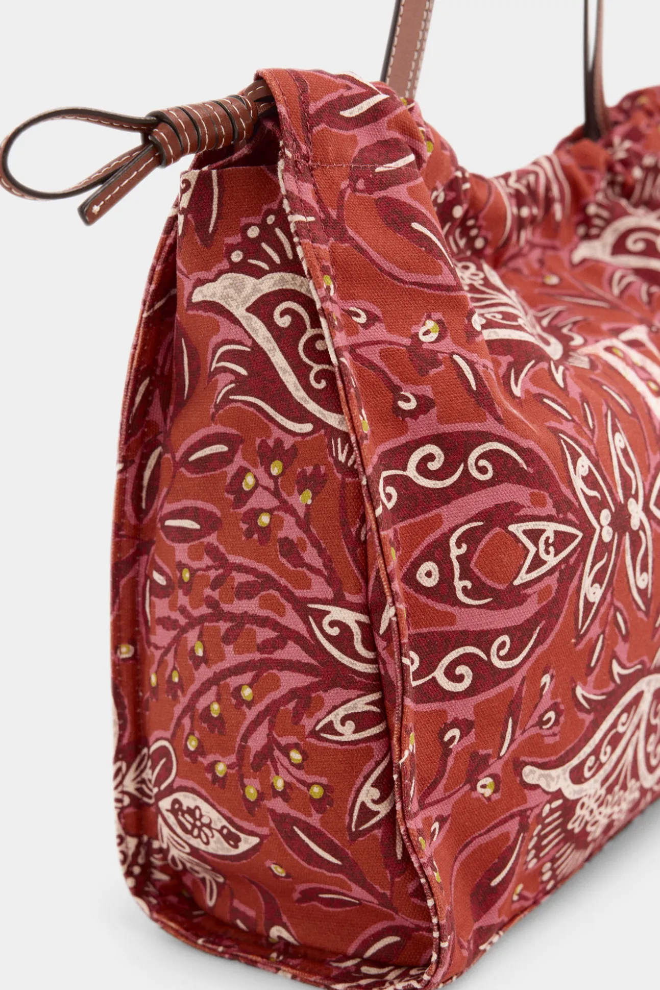 Bolso hombro estampado