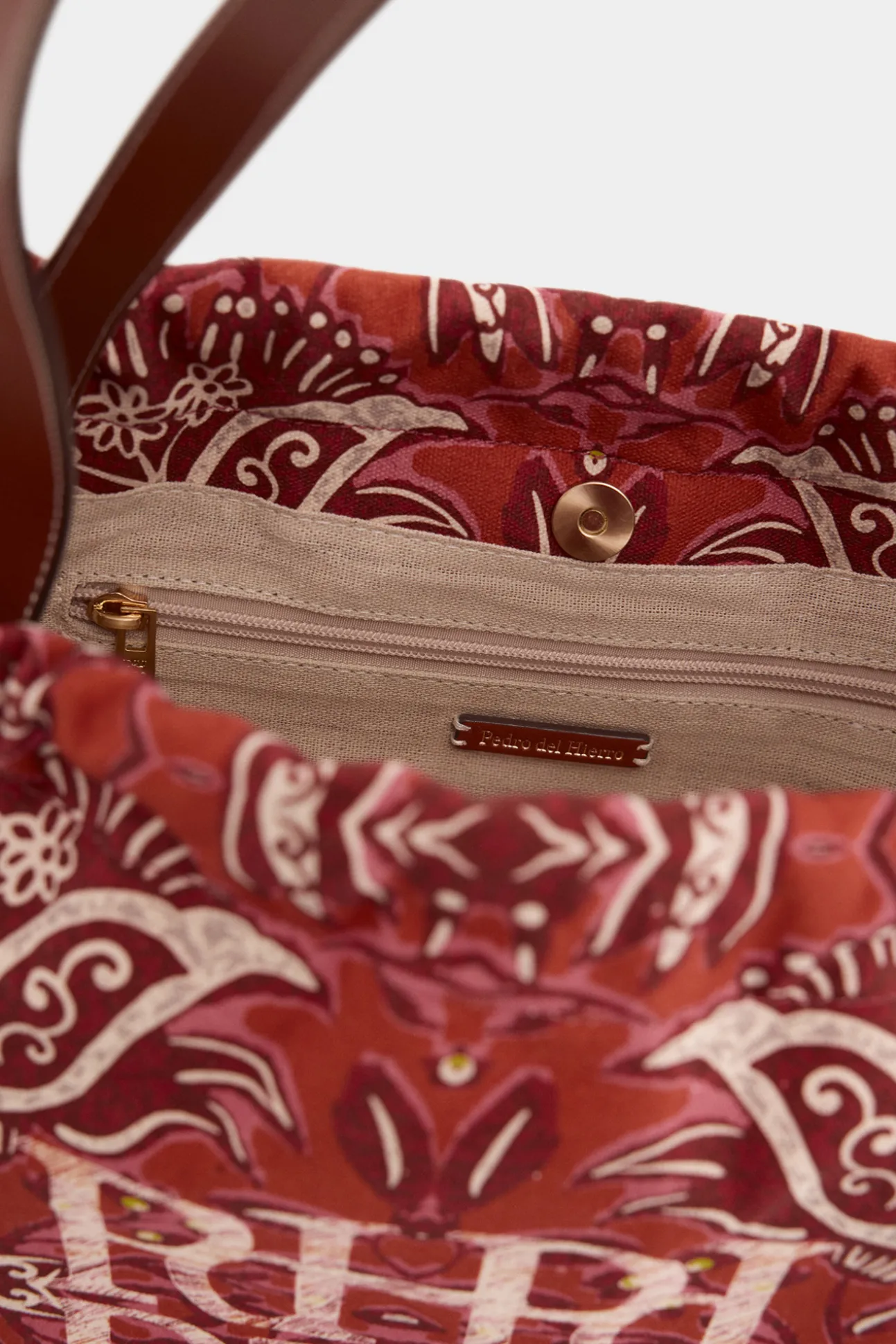 Bolso hombro estampado