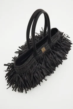 Bolso hombro flecos