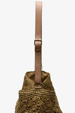 Bolso rafia trenzado