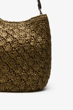 Bolso rafia trenzado