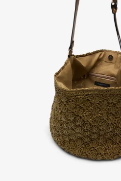Bolso rafia trenzado