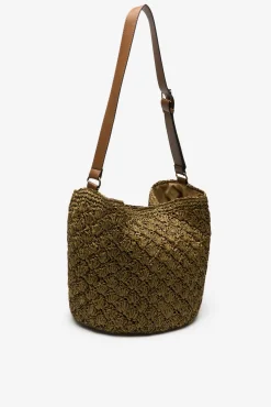 Bolso rafia trenzado