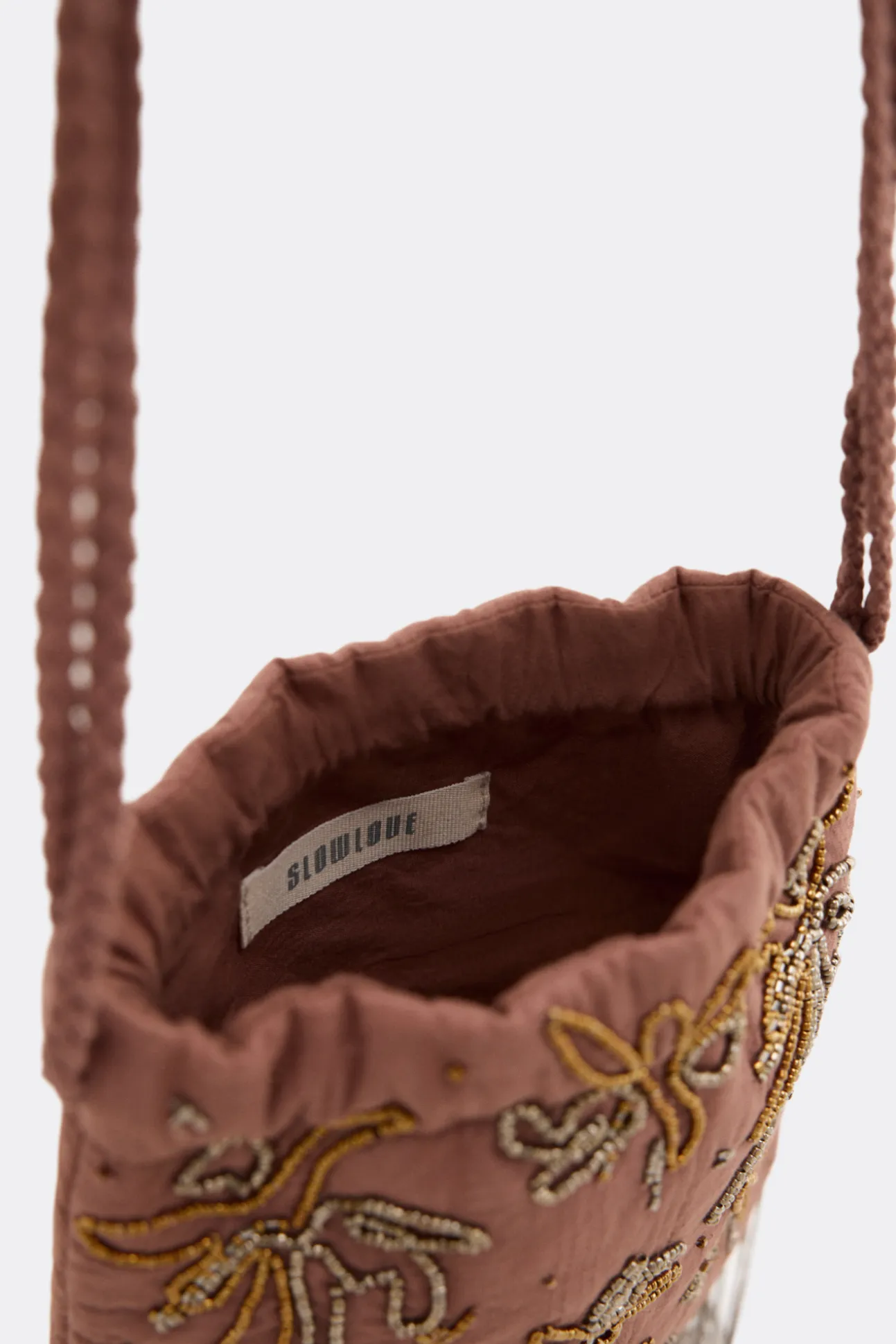 Bolso saco estampado floral