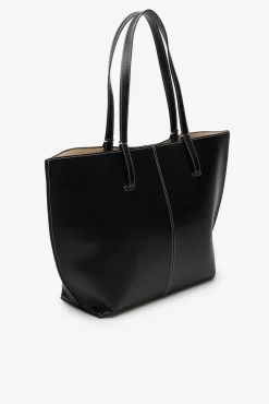 Bolso shopper básico pespuntes