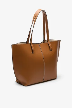 Bolso shopper básico pespuntes