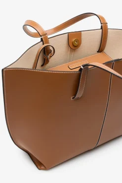 Bolso shopper básico pespuntes
