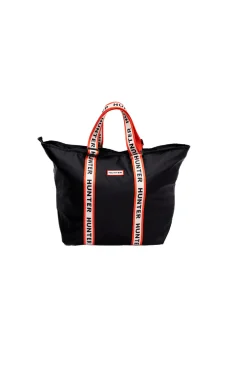 Bolso tote roberts jacquard logo webbing black